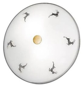 Kolarz 731.U12.4.133 - Plafonieră NONNA 2xE14/60W/230V, Ø 32 cm, gri/alamă