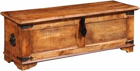 vidaXL Cufăr de depozitare din lemn de mango nefinisat