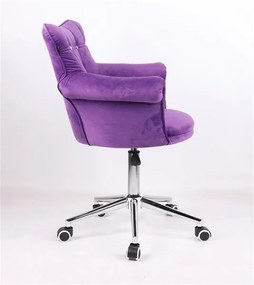 HR804CK Scaun Violet din Catifea