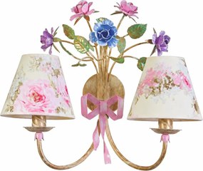BRILAGI - Aplica de perete ROMANCE 2xE14/40W/230V multicolor/bej/patină
