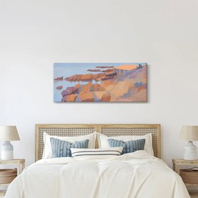 Tablou - Henri Edmond Cross, Calanque des Antibois, reproducere (120x50 cm)