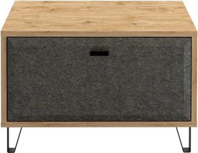 Pantofar GRACE, stejar/gri antracit, PAL laminat, 79x42x51 cm