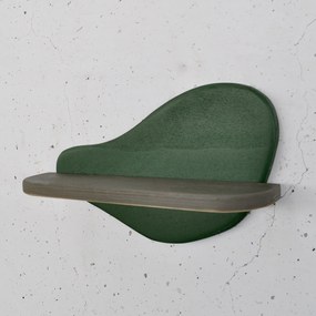 Raft de perete Mehehe (verde închis + gri). 1127535