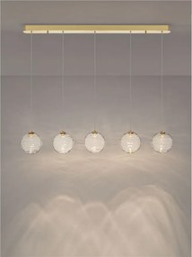 Lustra LED liniara design decorativ 2700K BLAZIK