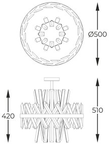 Lustra aplicata design deosebit CONSTANTINOPLE