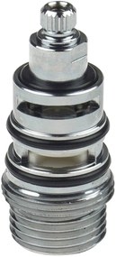 Comutator cu 2 functii, pentru baterii de cada, crom, Deante