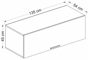 Dulap suspendat Bubose 6 (alb) . 1095739