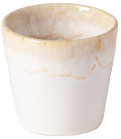 Ceașcă din gresie ceramică pentru espresso Costa Nova Grespresso, alb-roz