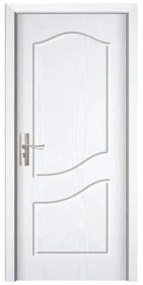 Usa Interior din MDF Novo Doors ND80, Cadru din Lemn Masiv, KIT COMPLET, Toc , Manere si balamale incluse (Culoare: Stejar Deschis, Toc: Fix, Maner: