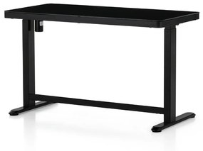 Masa OfficeTech reglabila pe inaltime, 120 x 60 cm, neagra