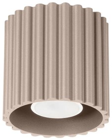 Sollux SL.1814 - Spot AURA, 1x GU10/10W/230V, 10 cm, taupe
