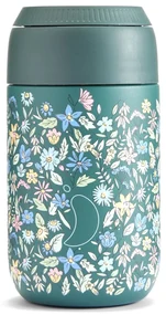 Cana termos Chilly's Bottles - Pine Green 340ml, Summer Sprigs/Seria 2 editie