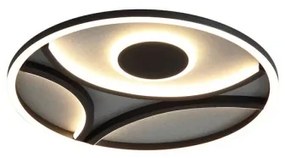 Searchlight 82100-39BK - Plafonieră LED dimmabilă ZENDISC, 20 W, 230 V, 3000 K, diam. 39 cm