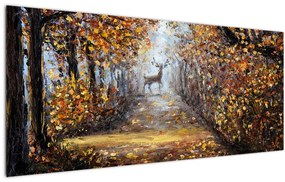 Tablou - Spiritul pădurii (120x50 cm)