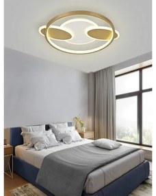 Lustra LED Cu Telecomanda, Elit's Esn R9054 R, 110W, Auriu