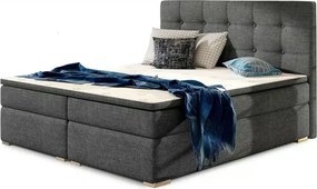 Pat lemn masiv BoxSpring Inez 160X200 Material Sawana 05 Mobarta