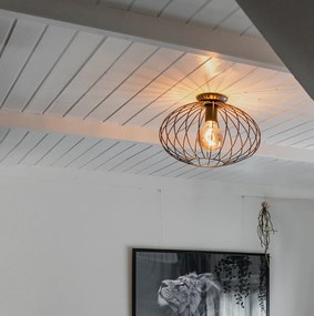 Plafoniera inteligentă neagră incluzând Wifi G95 - Margarita