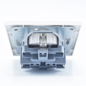 Priza simpla cu impamantare si protectie copil Arkedia Pansonic, ST, alba