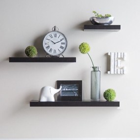 Set 3 rafturi Arly Style, MDF Wenge