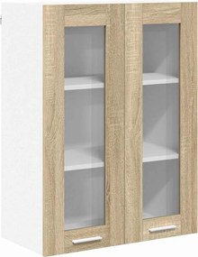vidaXL Dulap suspendat Stejar Sonoma 60 x 31 x 80 cm Lemn compozit