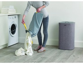 Coș de rufe din material textil Joseph Joseph Tota, 60 l, gri