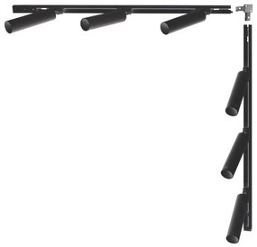 Zuma Line 3577 - Spot pe șină LULU 6xGU10/35W/230V negru