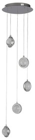 Lustra cu 5 pendule LED Quartz