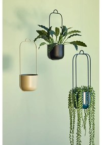 Set 2 ghivece suspendate din fier Hübsch Juro, negru