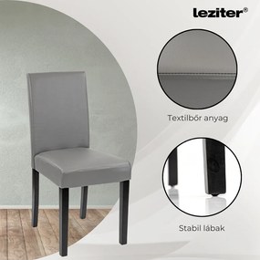 Set de masă Leon 6+1 stejar York gri