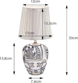 Markslöjd 104999 - Lampă de masă GÖTEBORG 1xE14/40W/230V