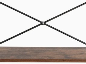 Bibliotecă NAVARO maro/negru