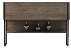 Măsuță consolă Luna 4 (Negru + Nuc) . 1102306