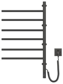 Uscător electric rotativ pentru prosoape ARABESQUE 196W/230V 81,8cm IP44 negru