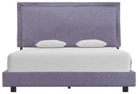 280987 vidaXL Cadru de pat, gri deschis, 120 x 200 cm, material textil