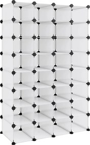 vidaXL Suport de pantofi, transparent, 93x36,5x140 cm, PP