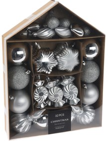 Set de globuri în diferite forme, 32 de bucăți.