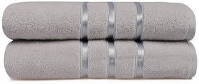 Set 2 Prosoape de Baie Dolce, 70x140 cm, 100% Micro Bumbac, 560 gsm, Bej Cacao cu Lapte