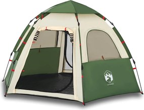 vidaXL Cort de familie pentru 4 persoane verde setare rapidă