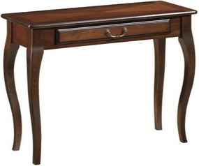 Consola lemn hol PADOVA D, nuc, 104x40x75 cm