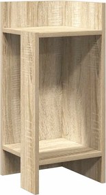 vidaXL Masă laterală cu poliță Stejar Sonoma 25,5x27x60 cm