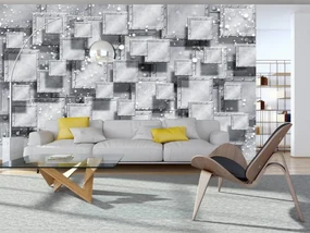 Fototapet - Abstracție gri (152,5x104 cm), în 8 de alte dimensiuni noi