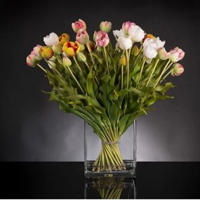 Aranjament floral deosebit, buchet superb din lalele, MIX BUNCH TULIP 1141704.33