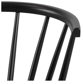 Scaun de dining negru Ida – Actona