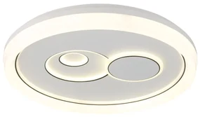 Plafoniera LED slim CCT culorile pot fi fixate RUIZ I