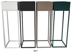 Ghiveci pentru flori din metal multifunctional Culoare Maro, INDIZE TYP 1
