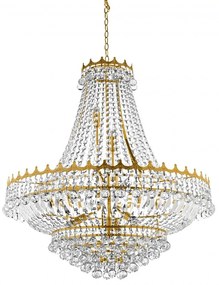 Lustra XXL cristal casa scarii design LUX Versailles 13L 9112-82GO SRT