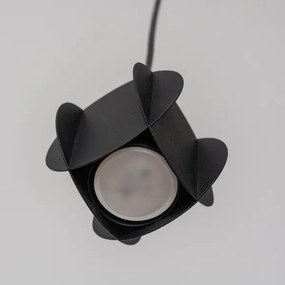 Lustră cu cablu GAMBIT 1xGU10/10W/230V, neagră