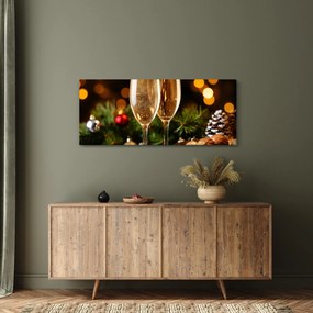 Tablou - Pahar de șampanie (120x50 cm)
