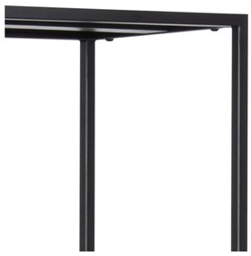 Bibliotecă neagră din metal 70x185 cm Newcastle – Actona
