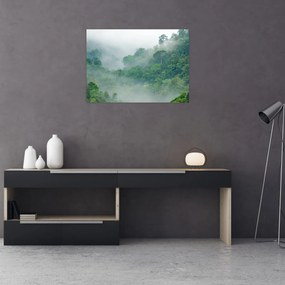 Tablou pe sticlă - Ceața de dimineață (70x50 cm)